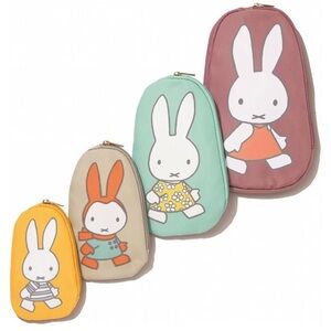 🆕 Set of Four Miffy Matryoshka🪆Zipper Pouches